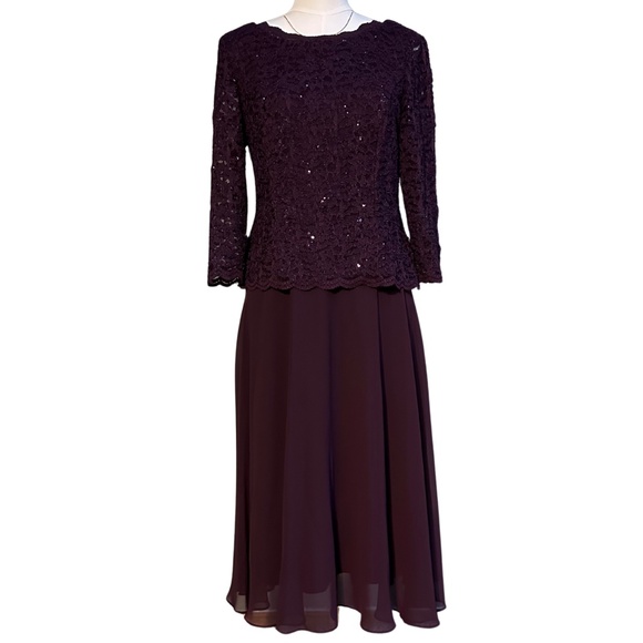 Elegant Alex Evenings Dress – Size 10 - Picture 1 of 3
